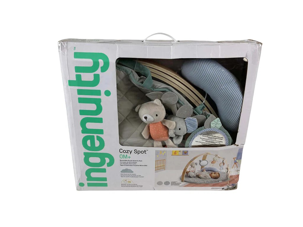 Ingenuity Cozy Spot Reversible Duvet Activity Gym Review