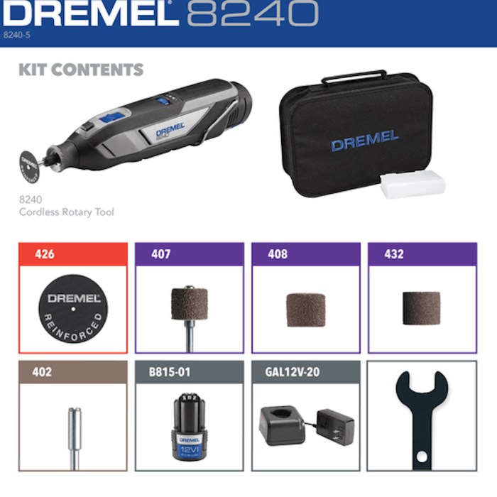 Dremel 8240 Cordless Rotary Tool Evaluating High-Speed Precision Performance