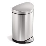 Simplehuman Round Step Trash Can Reviewing the Fingerprint-Proof Finish