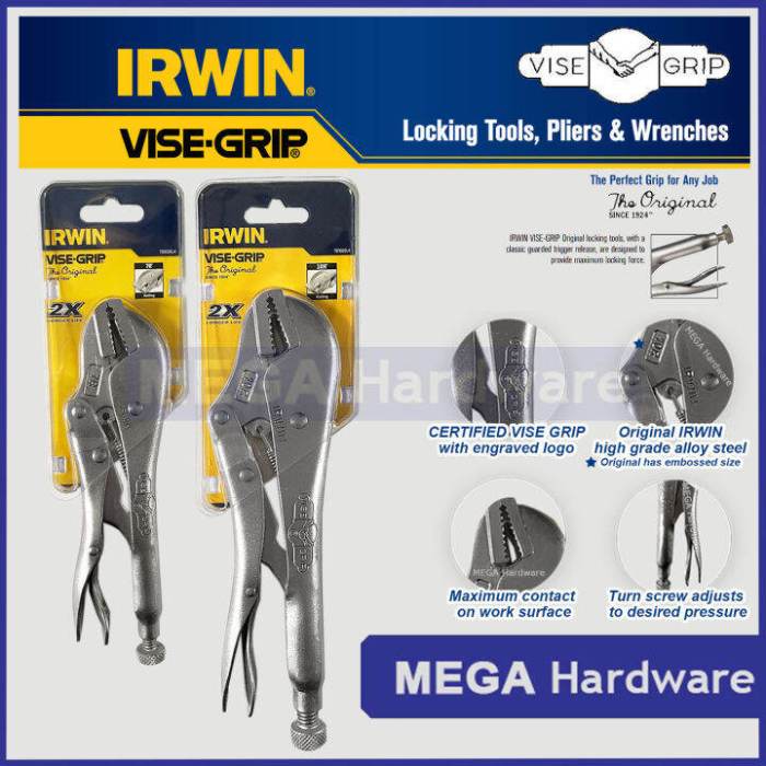 Irwin Vise-Grip Locking Pliers Testing the Original Pressure-Control Performance