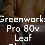 Greenworks Pro 80V Leaf Blower Reviewing Turbo Boost Power and Battery Life