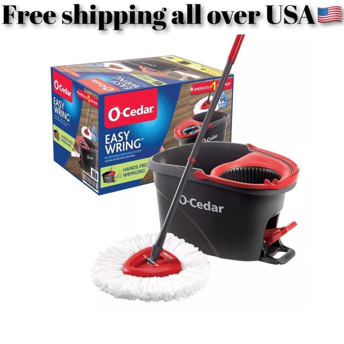 O-Cedar RinseClean Spin Mop Reviewing the Two-Tank Water System