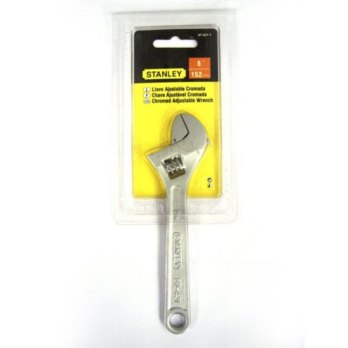 Stanley Adjustable Wrench Set Chrome Vanadium Steel Unleash Precision and Durability