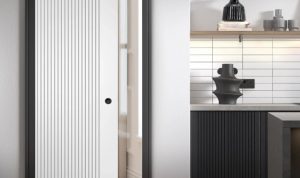 White Pocket Door Hardware For Modern Elegance