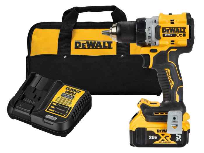 DeWalt 20V MAX Cordless Drill Driver Kit for Professional Contractors