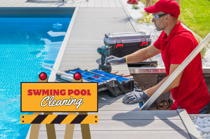 Weekly pool cleaning for a sparkling oasis
