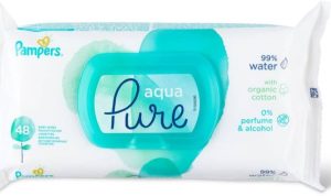 Pampers Aqua Pure Baby Wipes Sensitive Skin Formula Unmatched Care
