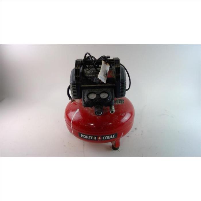 Porter-Cable Air Compressor 6 Gallon Pancake Style Powerhouse