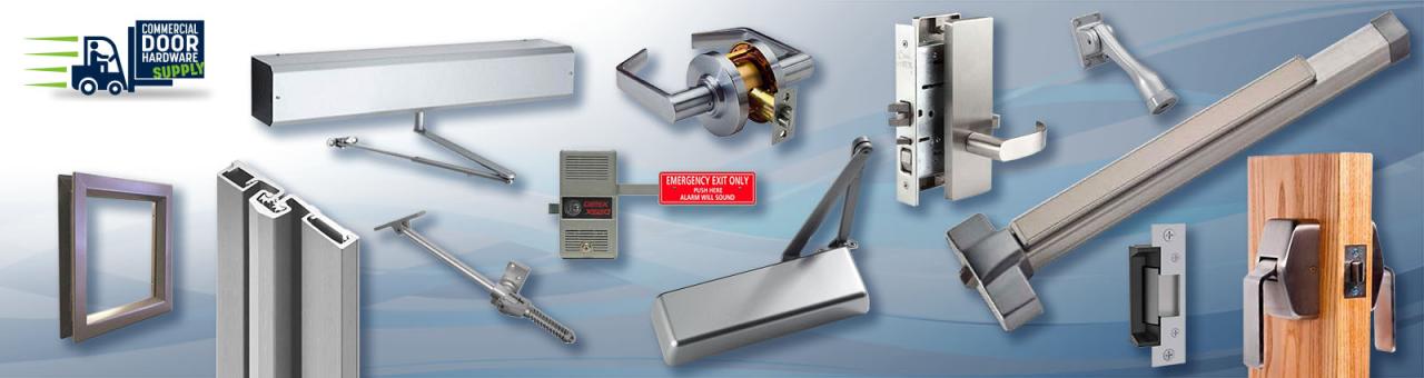 Commercial steel door hardware essential guide